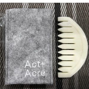 New! Act + Acre Carved Jade Gua Sha Comb
